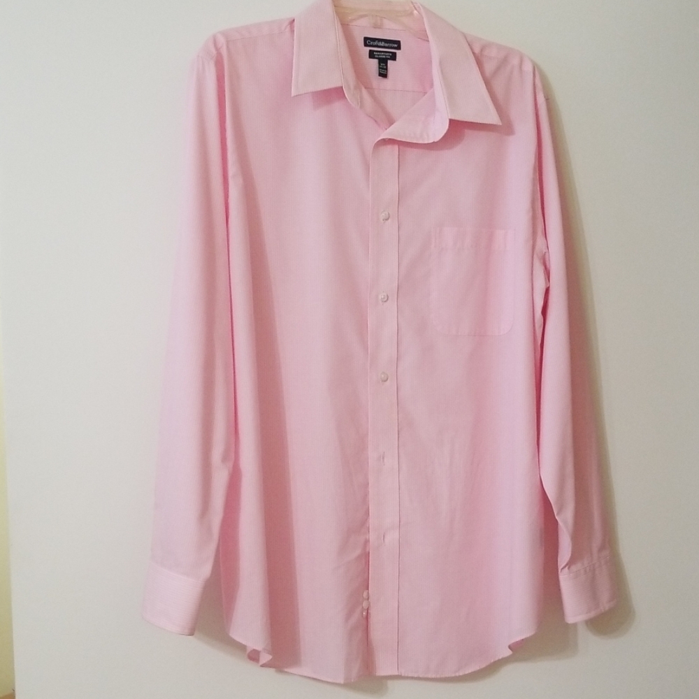 Pink dress shirt Croft and Barrow
